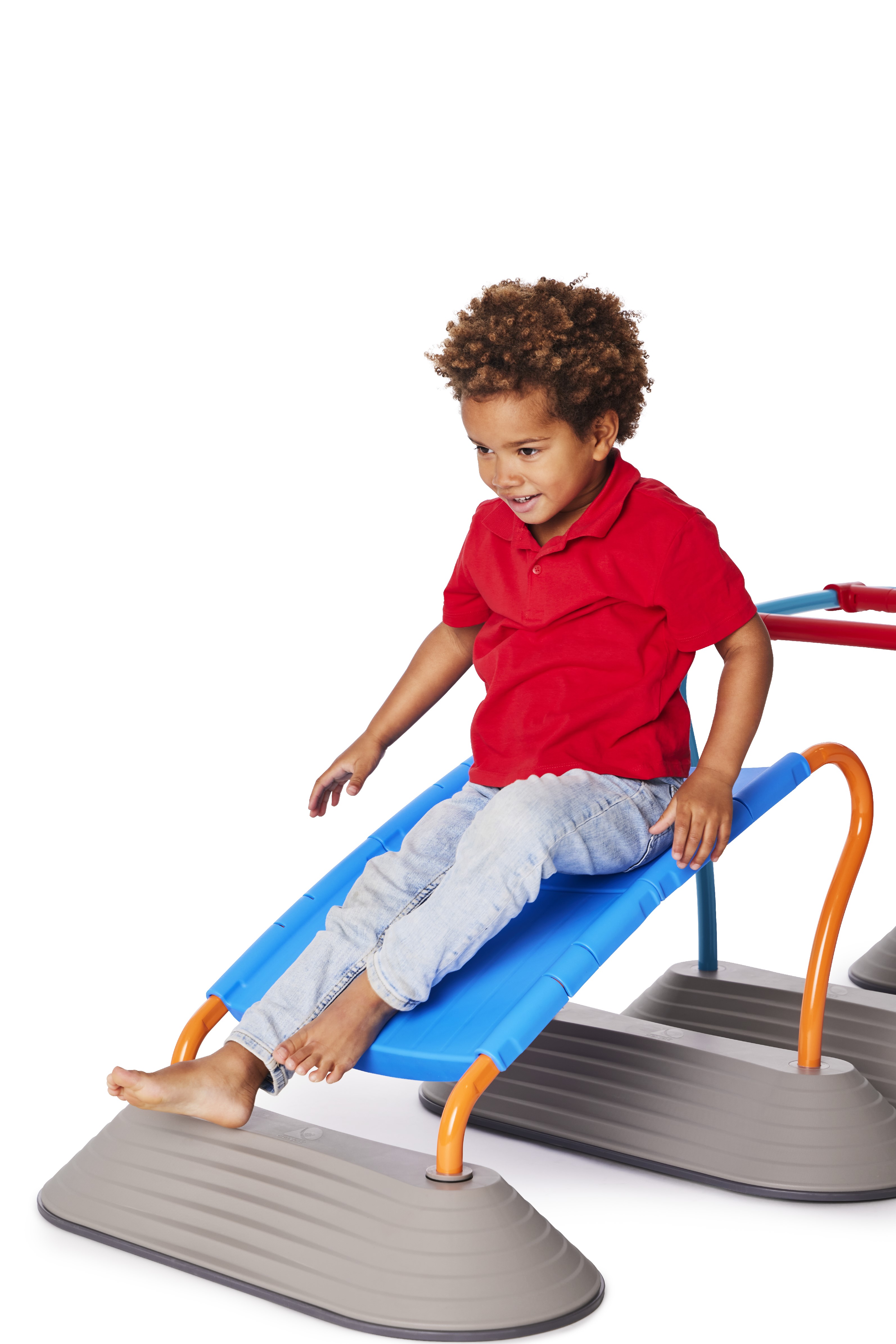 Balance- und Klettergerät, Gonge Mini Parkour Erweiterung, Rutsche, 2er Set, für Kinder, 3-7 Jahre