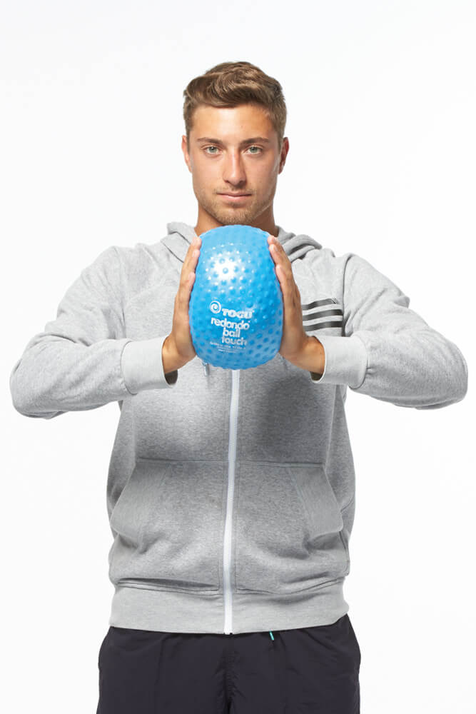 Pilatesball TOGU Redondo Ball Touch, Ø 22 cm, blau