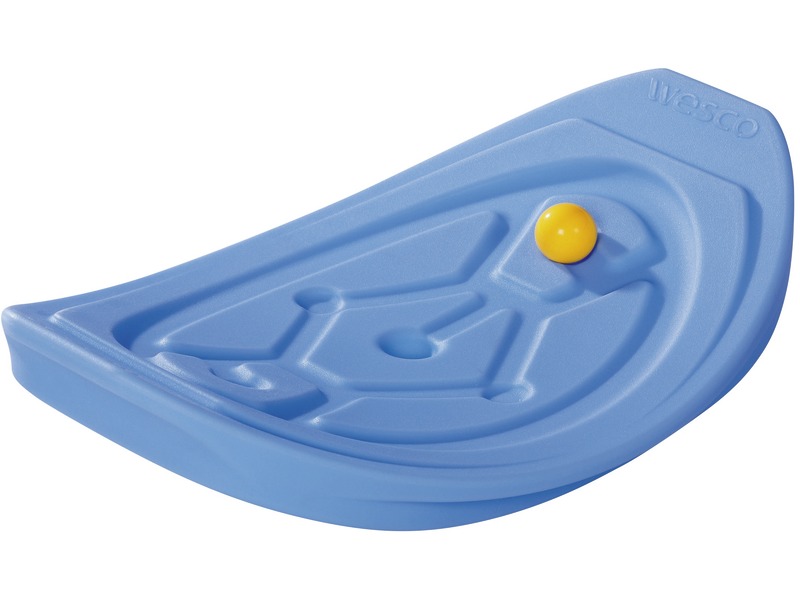 Gleichgewichtsspiel Wavy, Wippe, Kreisel und Labyrinth, ab 2 Jahren, blau