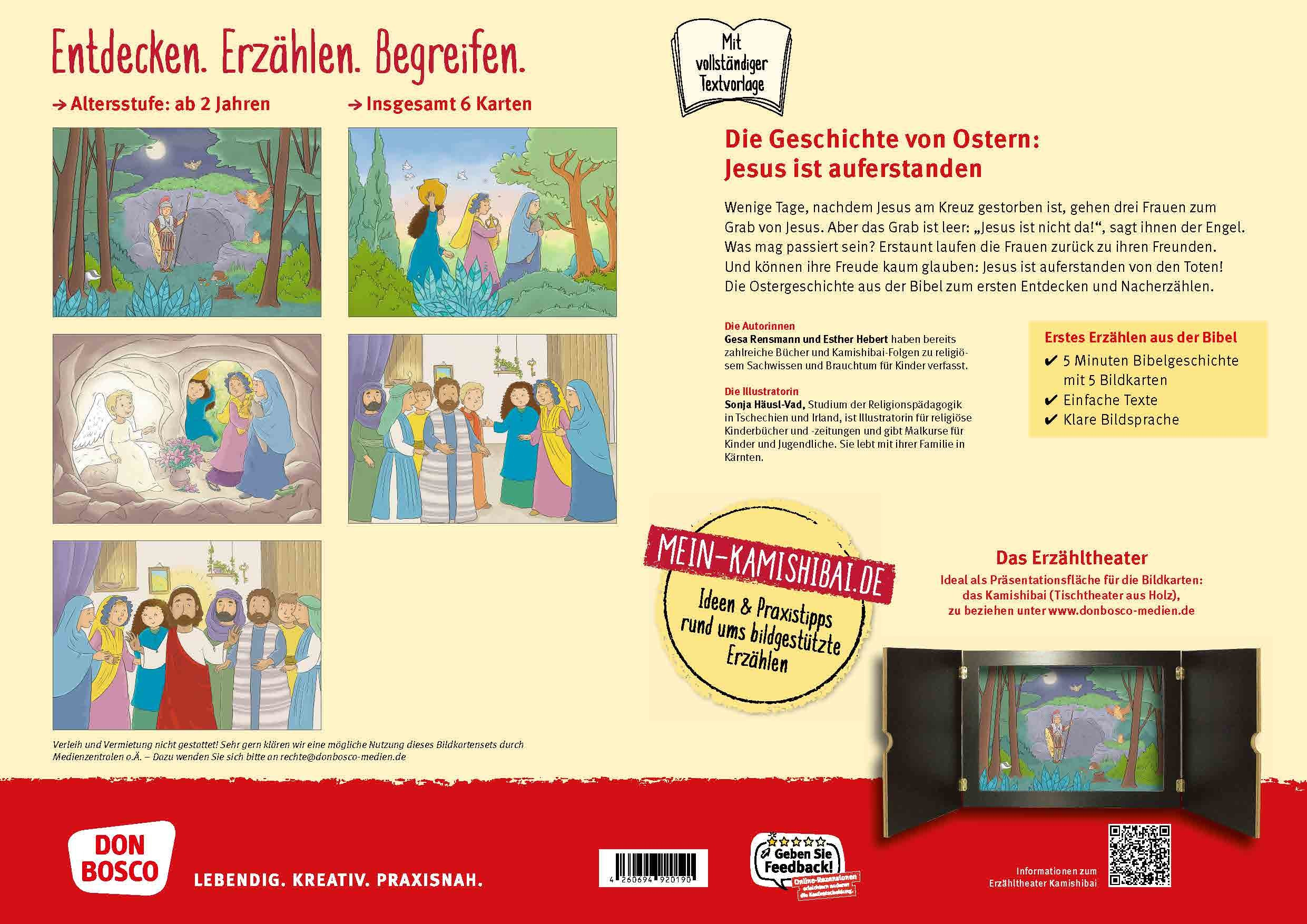 Kamishibai Bildkartenset - Alle freuen sich: Jesus ist auferstanden, 2-8 Jahre