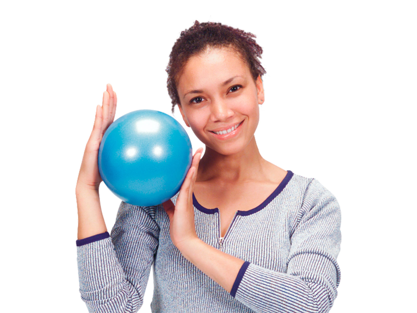 Übungsball Gymnic Over Ki Ball, Ø 15 cm, blau
