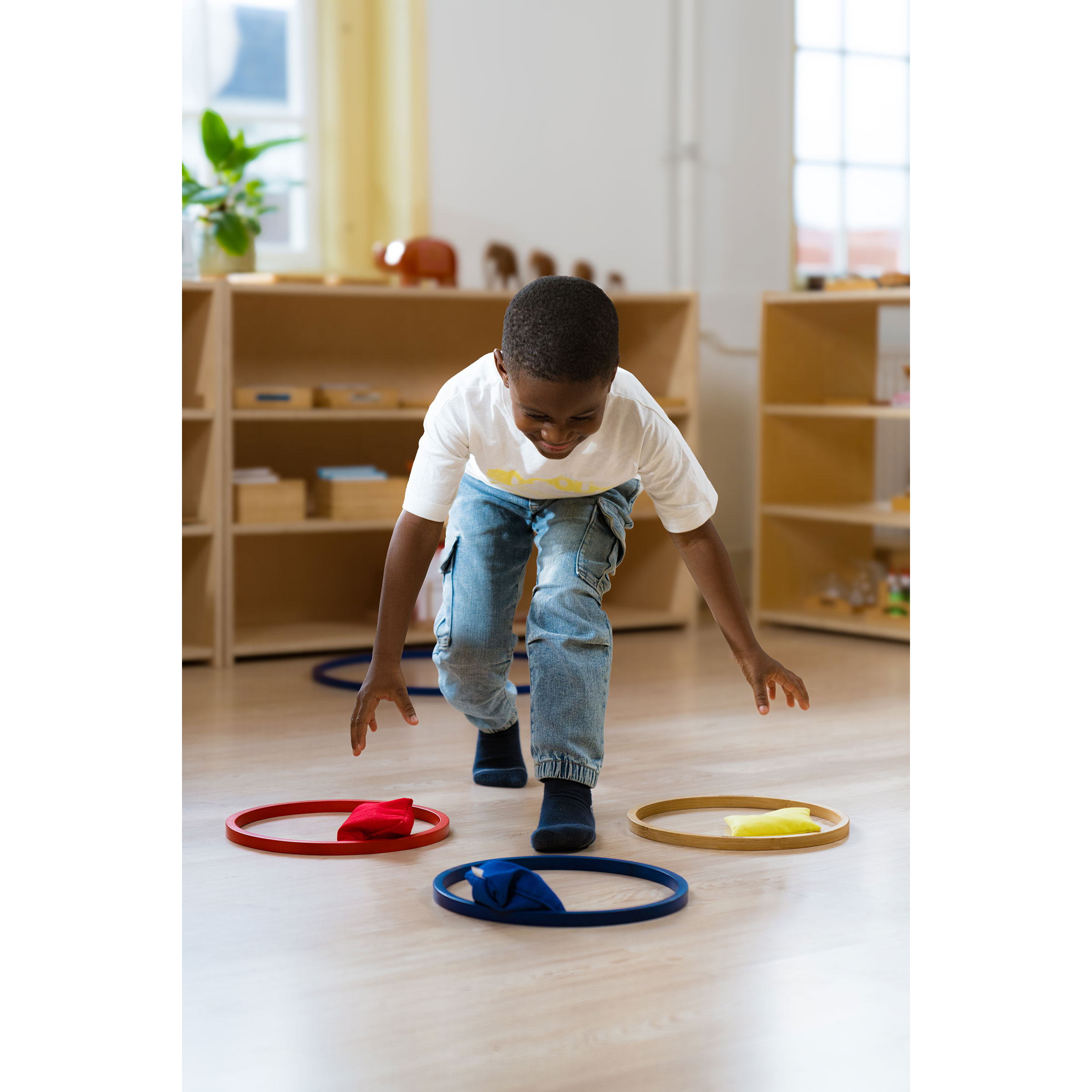 Hula-Hoop-Reifen: rot (30 cm) - Montessori