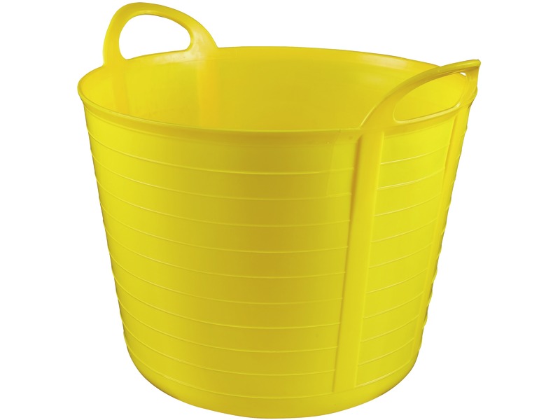 Aufbewahrungstonne flexibel aus weichem Kunststoff, 40 Liter, gelb