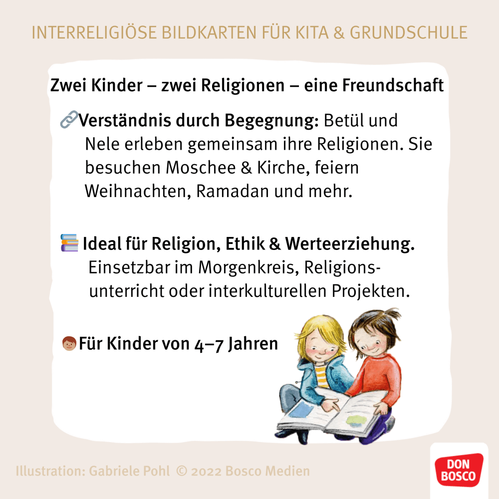 Kamishibai Bildkartenset - Betül und Nele feiern Erntedank, 4-7 Jahre