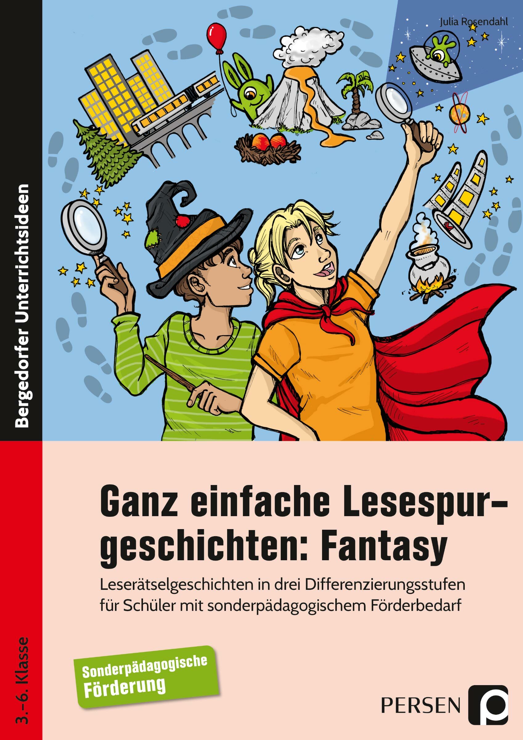 Ganz einfache Lesespurgeschichten: Fantasy, Buch, Klasse 3-6