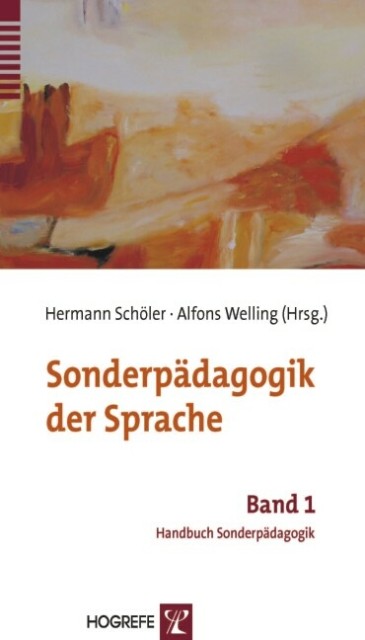 Sonderpädagogik der Sprache, Buch