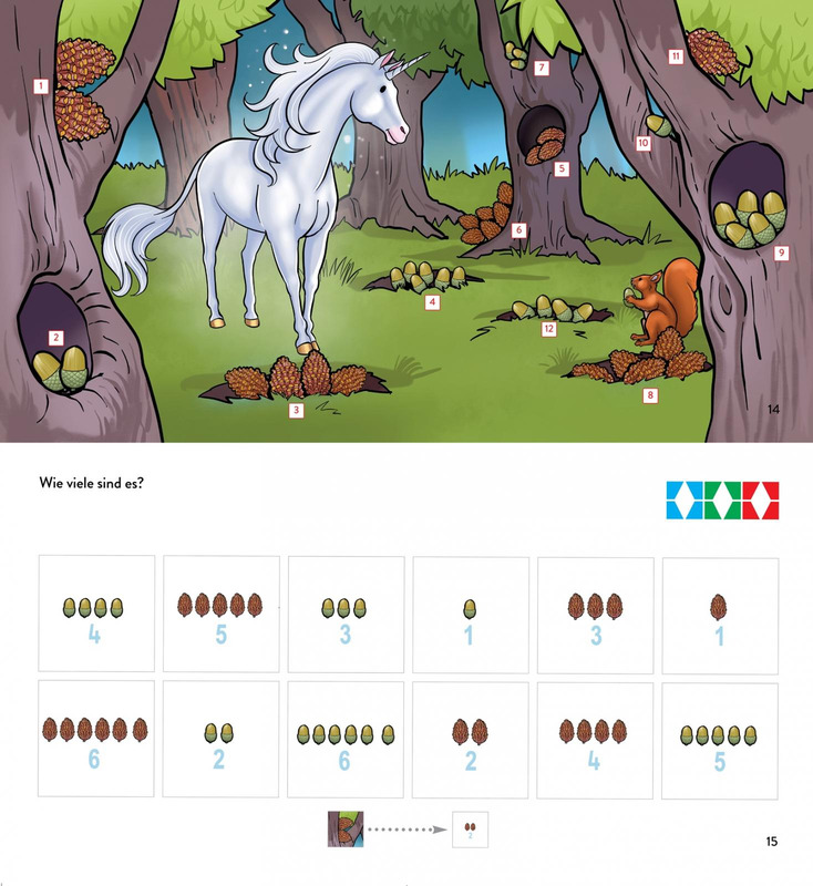 miniLÜK Zählen lernen mit dem Einhorn, Vorschule/1. Klasse