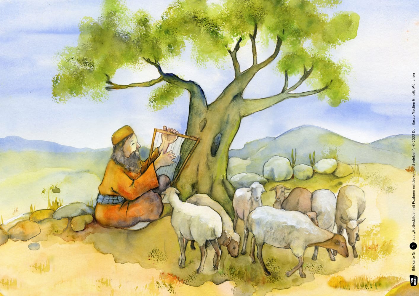 Gottesbilder mit Psalmen entdecken und erleben. Kamishibai Bildkartenset, 6-12 Jahre