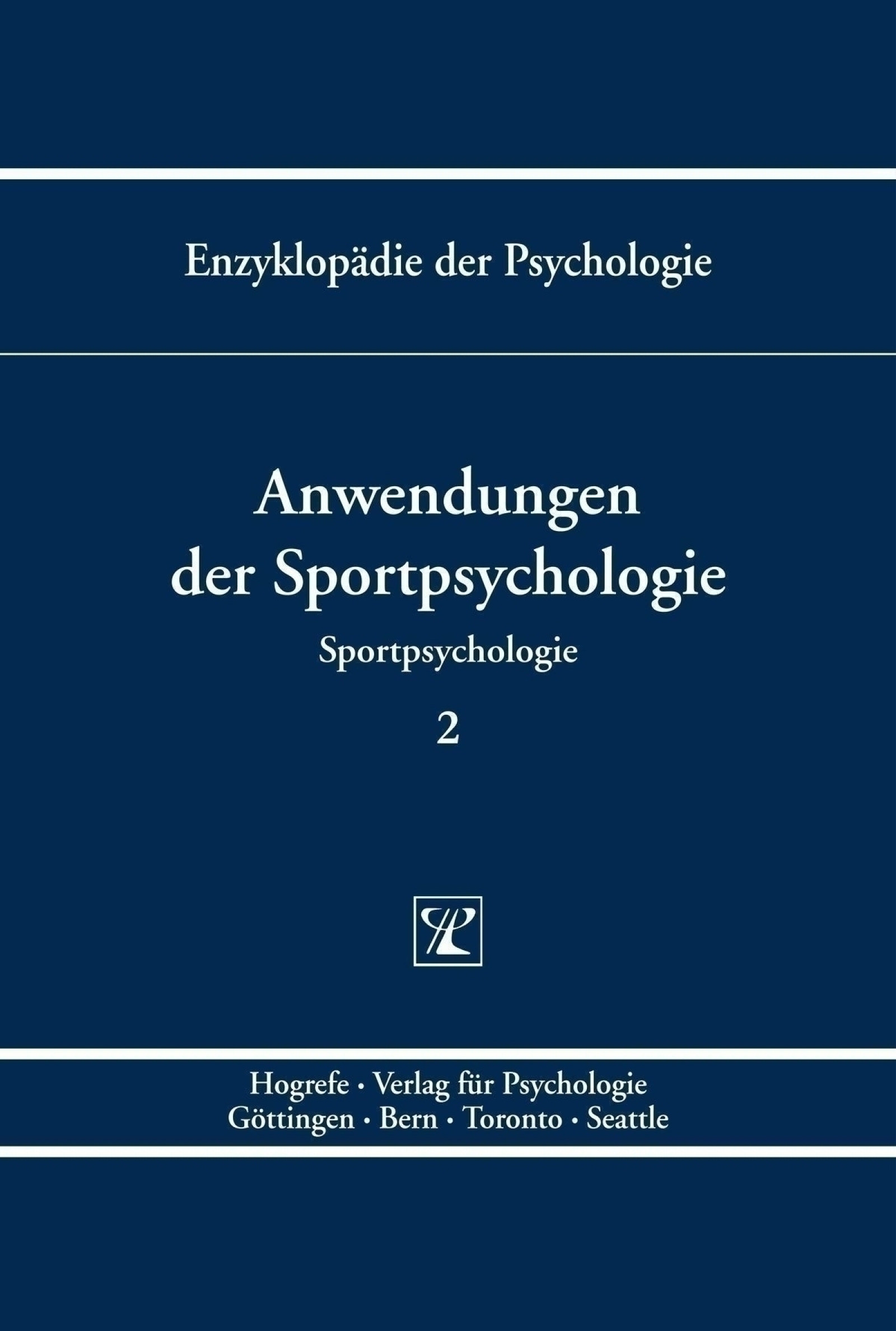 Anwendungen der Sportpsychologie,.Buch