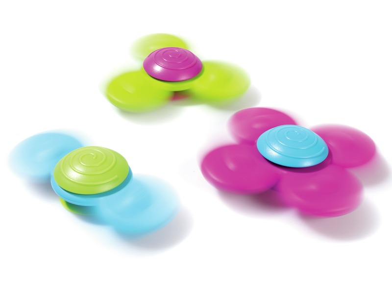 Spinner Blumen – taktiles Drehspielzeug für Krippe und Kita, ab 10 Monaten