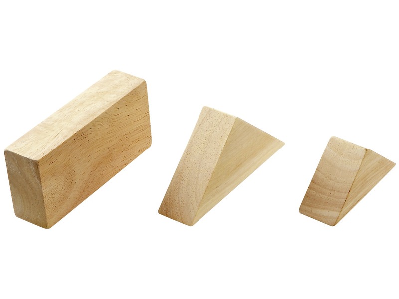 Holzbausteine groß, 50 Teile, für Bauecke und Freispiel, ab 3 Jahren, natur