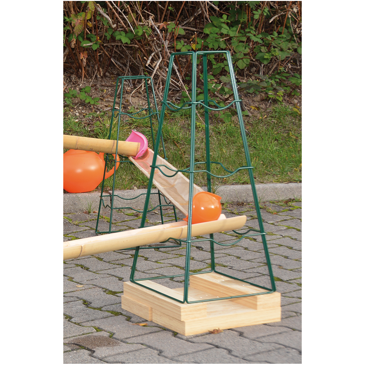 Wasserbahn Ständer 4er Set, 3 Etagen Ablagen, Höhe 68,5 cm, ab 3 Jahre