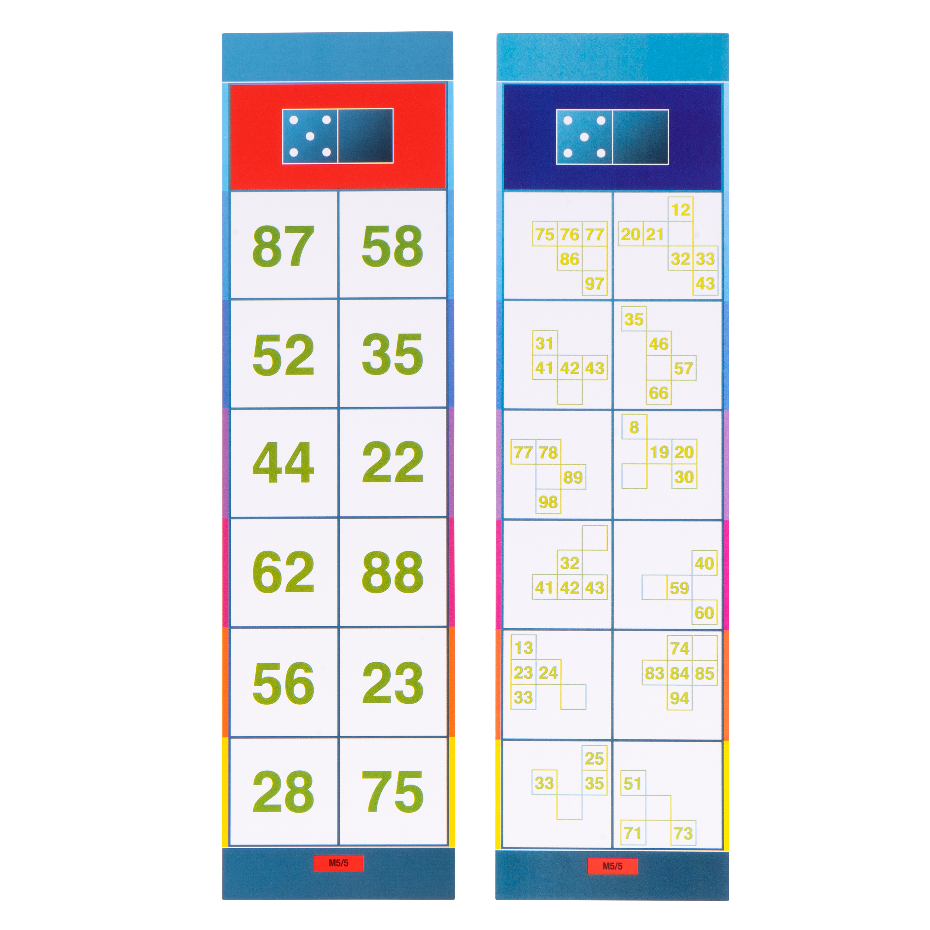 Lernkarten, Flocards Grundschule, Mathematik M5, Zahlenraum 100: Addition und Subtraktion, 24-teilig