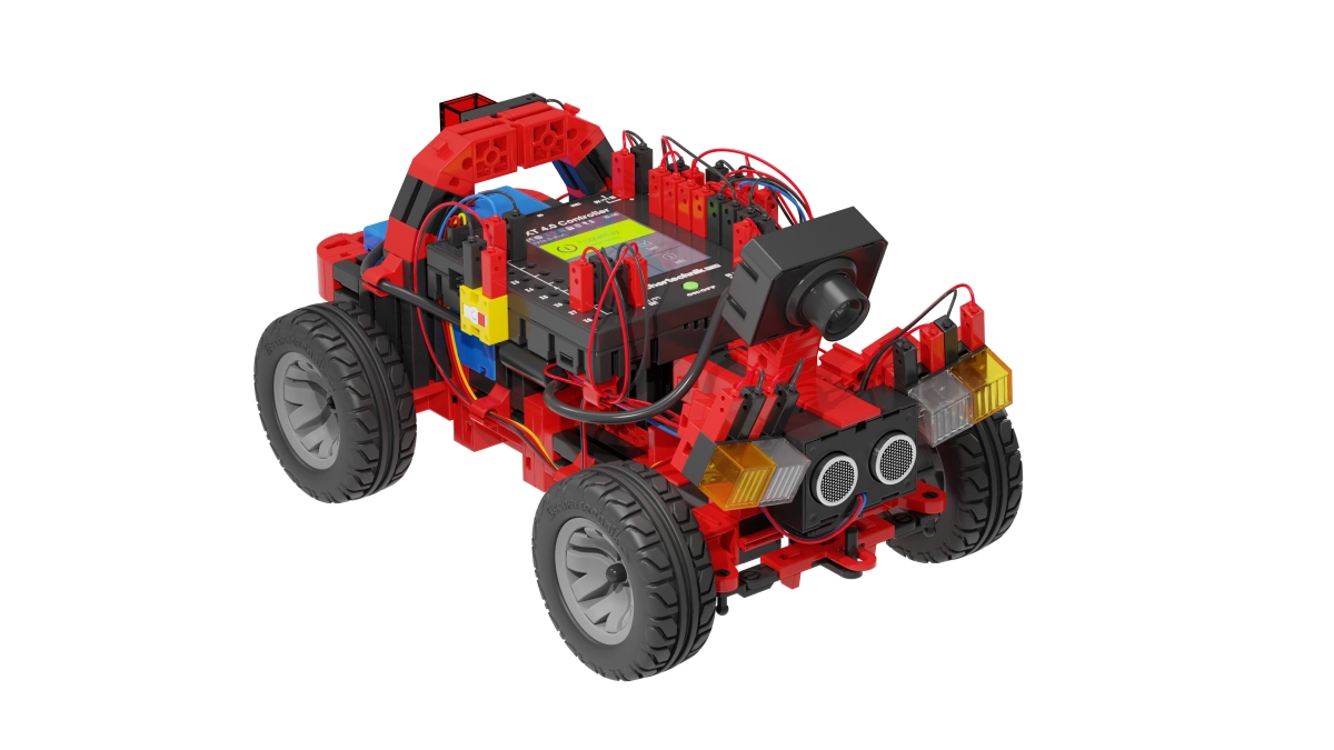 fischertechnik SC Ultimate AI Add On: Mobility, Erweiterungsset Autonomes Fahren für STEM Coding Ultimate AI