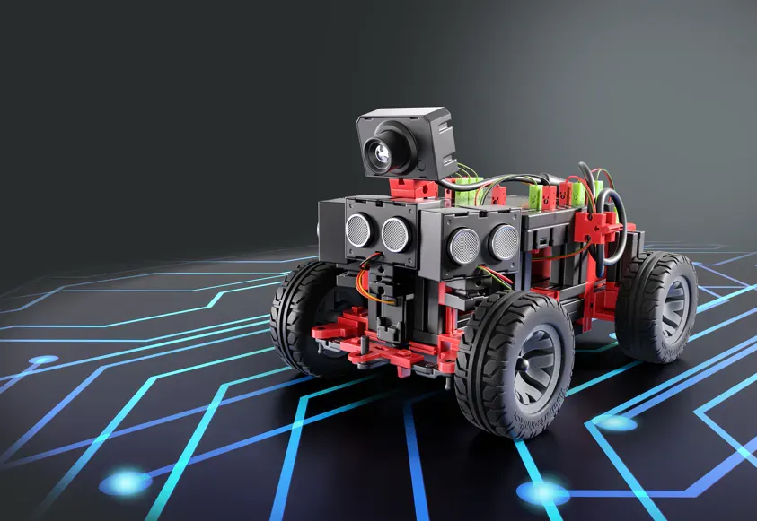 fischertechnik STEM Coding Competition - Future Engineers, Robotik-Wettbewerbsset für die WRO