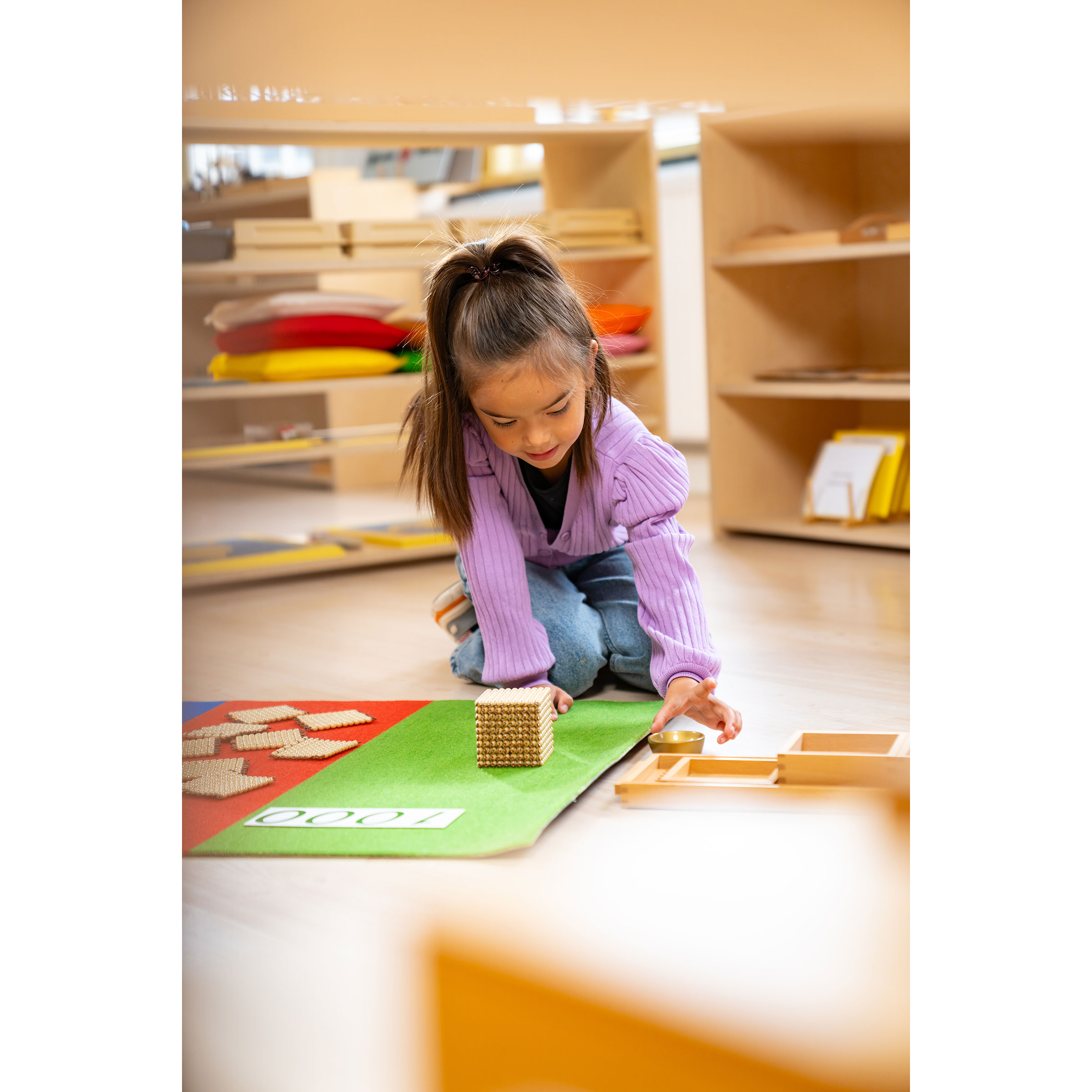 Stellenwertteppich - Montessori Mathematik