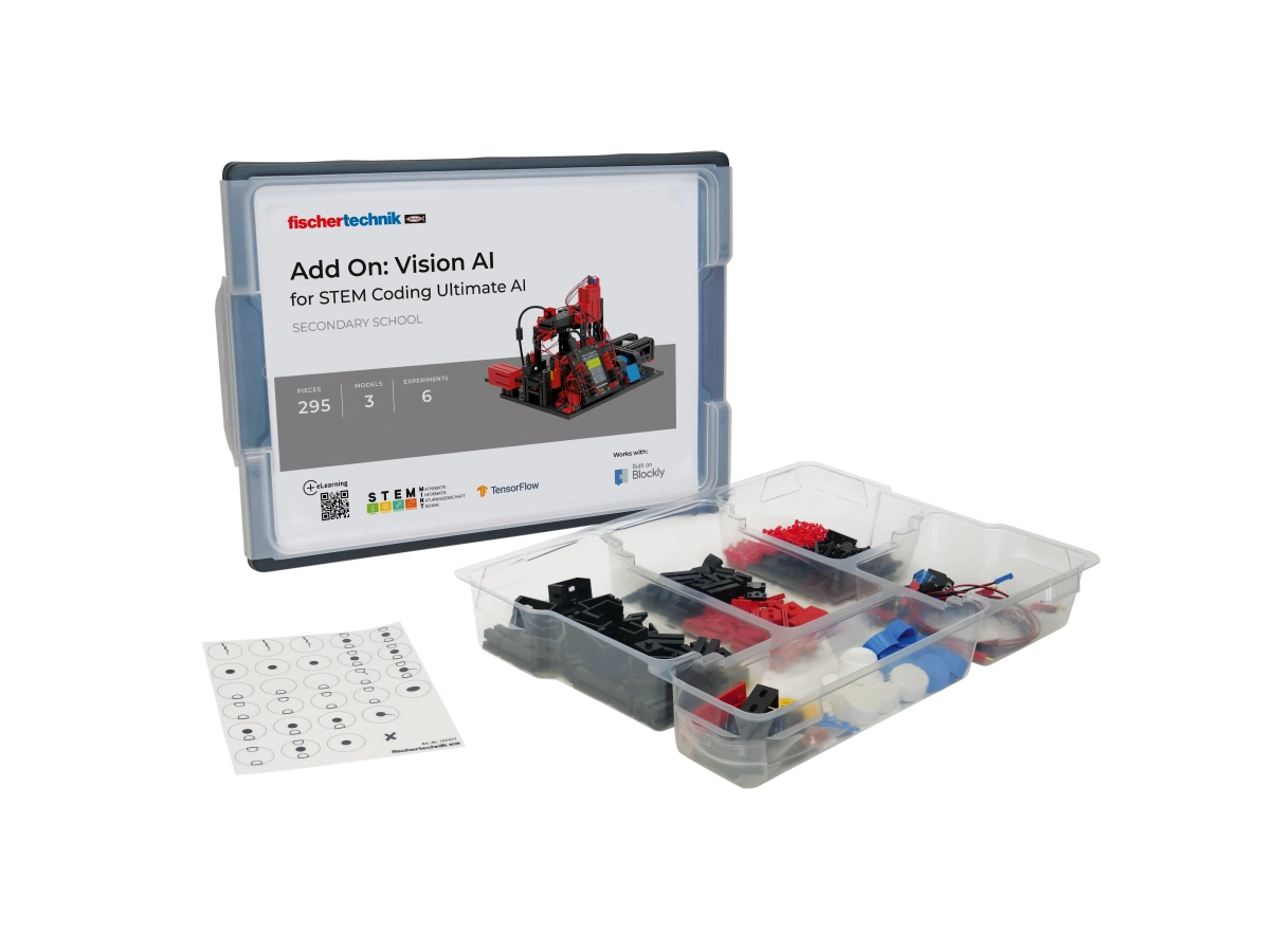 fischertechnik SC Ultimate AI Add On: Vision AI, KI-Erweiterungsset für STEM Coding Ultimate AI