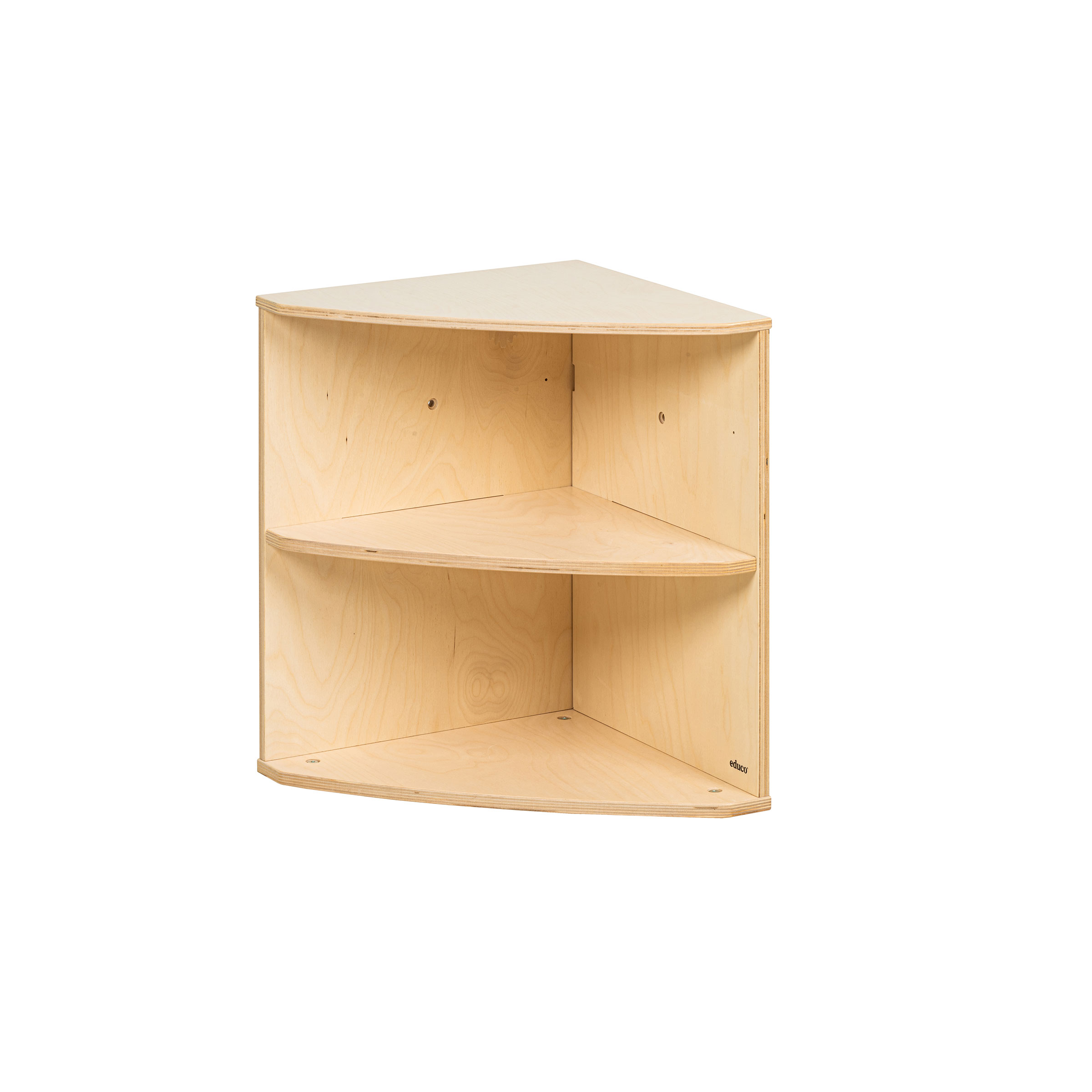 Educo Küchen-Eckschrank mit Stauraum aus Holz