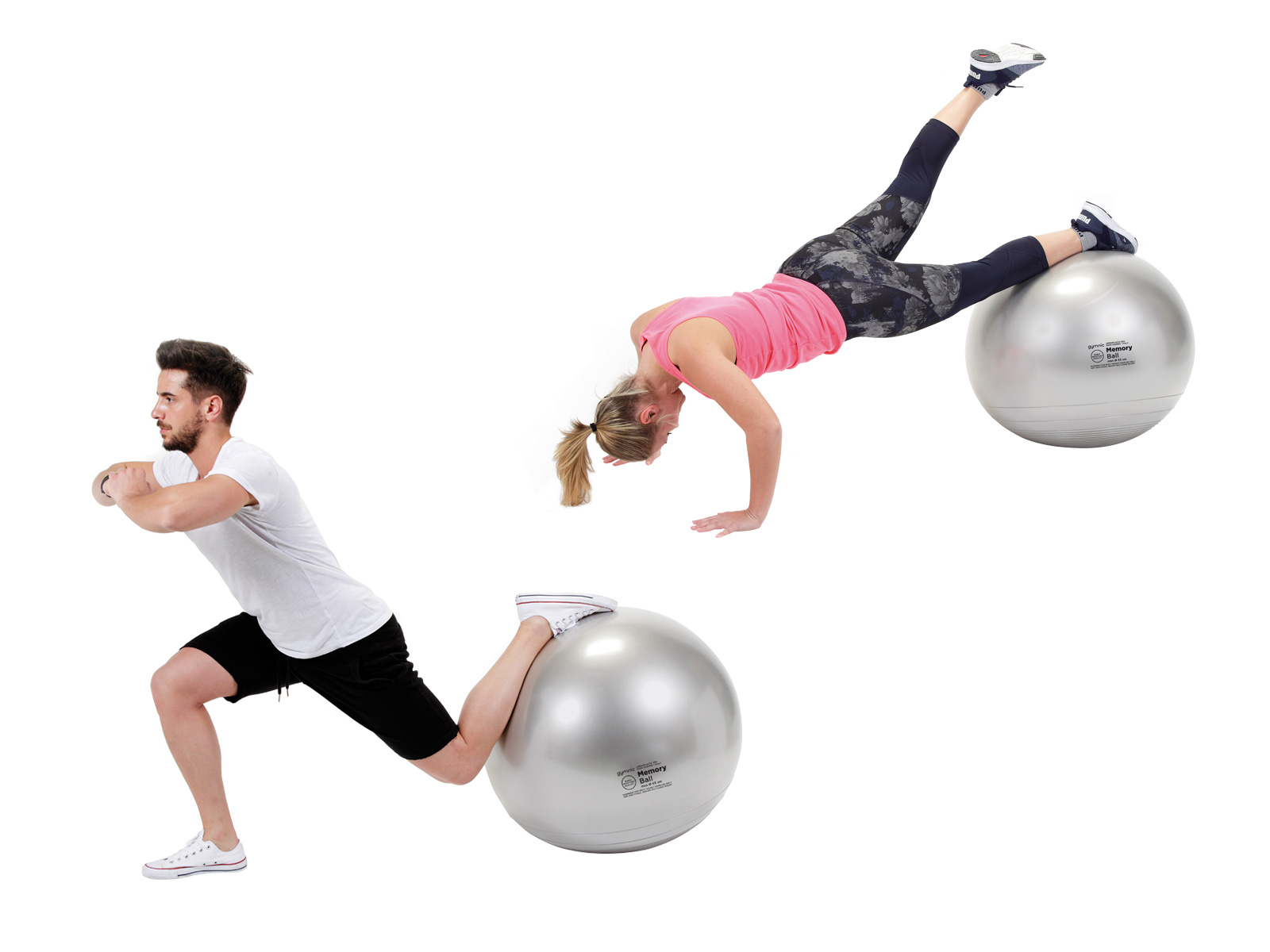 Memory Ball 65cm, grau