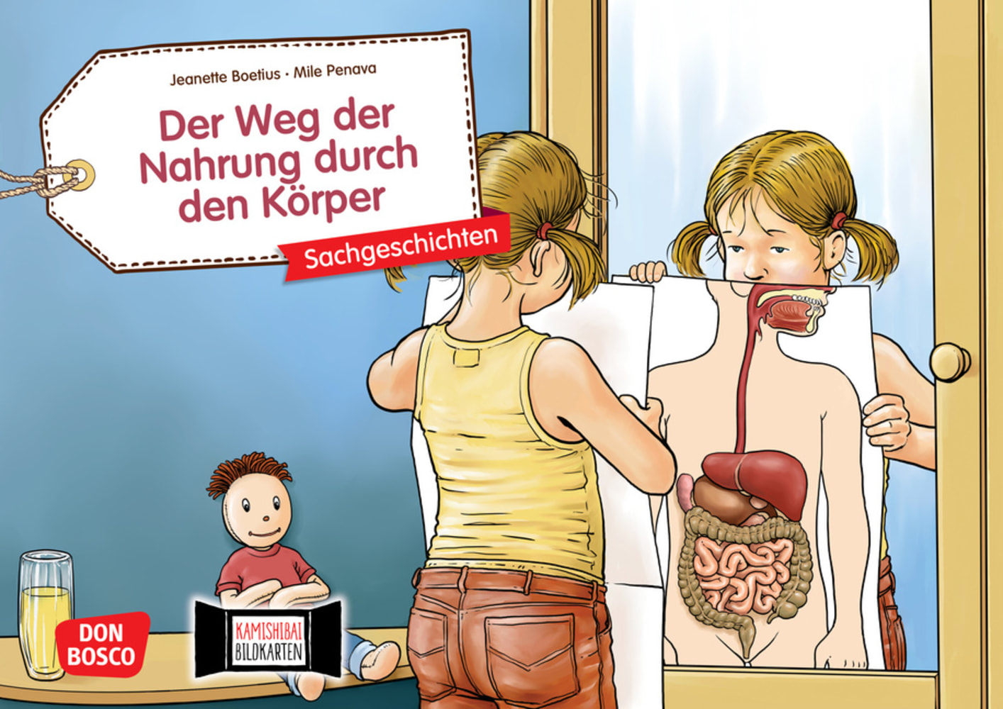 Kamishibai Bildkartenset - Der Weg der Nahrung durch den Körper, 3 bis 8 Jahre