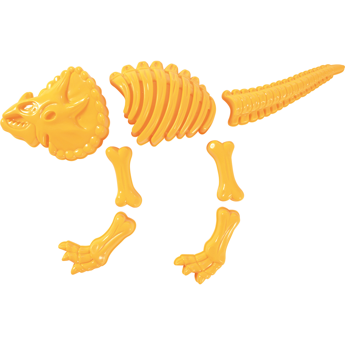 Sandform Triceratops gelb 52 x 30 x 5 cm, ab 2 Jahre