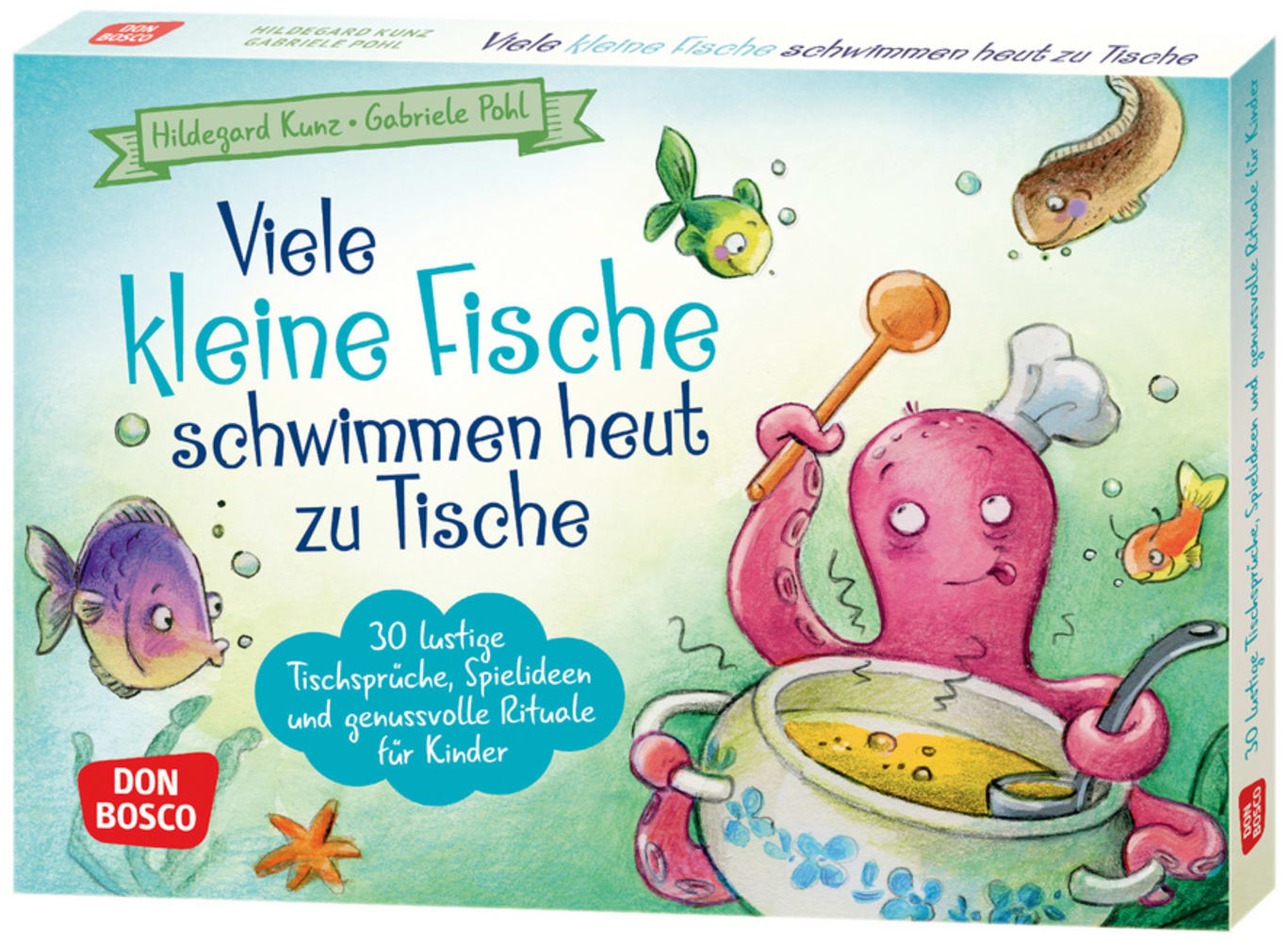 Viele kleine Fische schwimmen heut zu Tische, Kartensatz, 3-7 Jahre