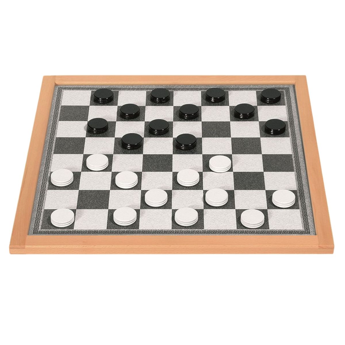 Dame, Brettspiel, magnetisch, für 2 Spieler, 35x35cm