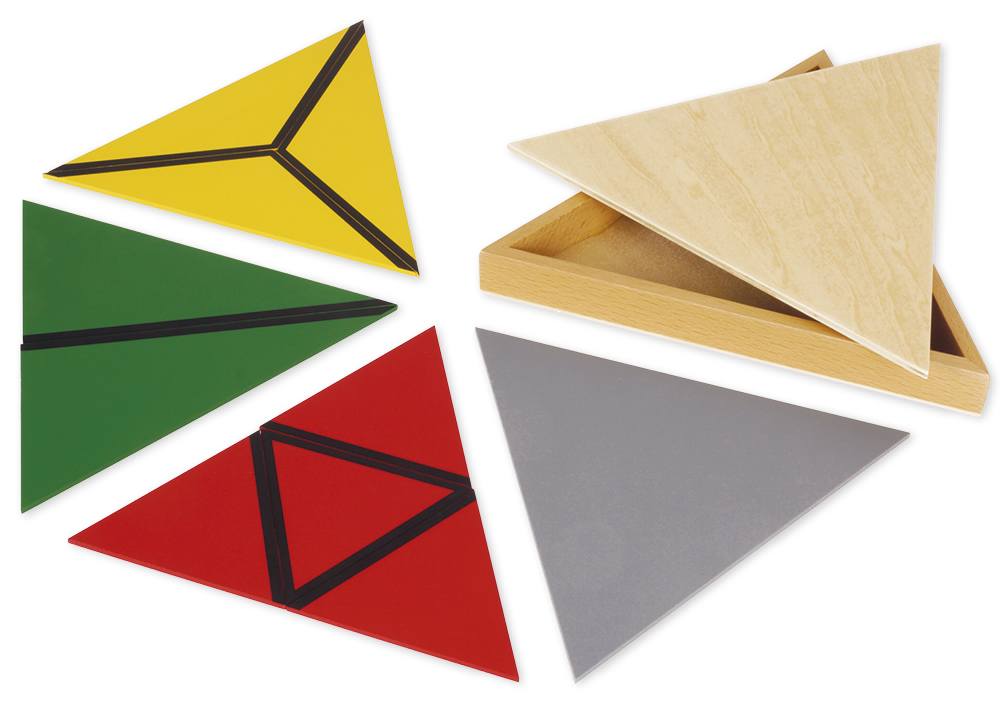 Montessori Konstruktive Dreiecke, ab 4 Jahren