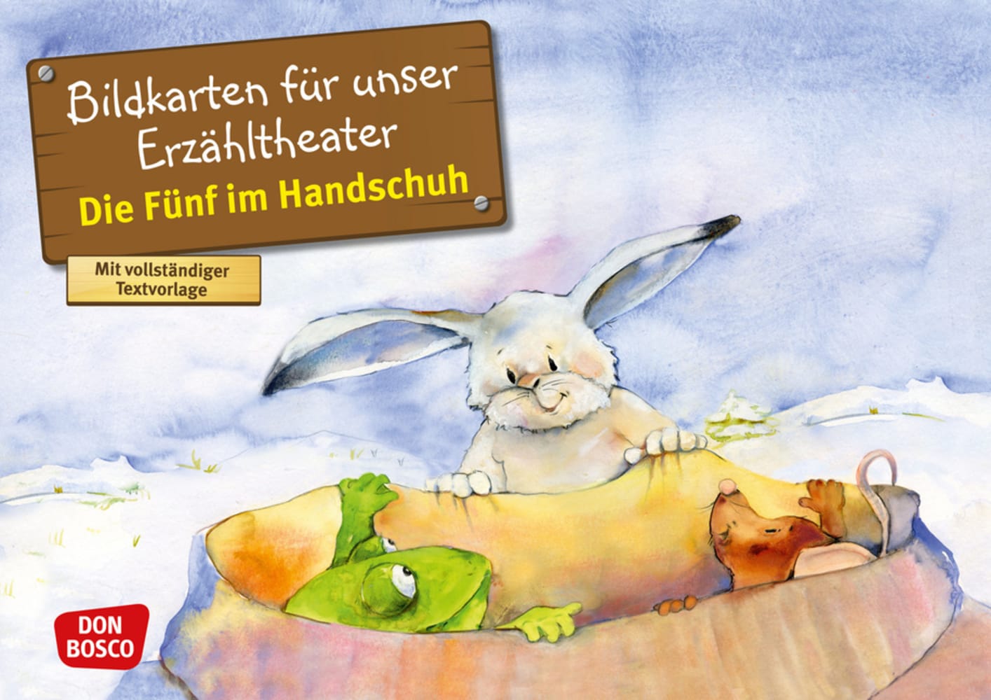 Kamishibai Bildkartenset - Die Fünf im Handschuh, 2-6 Jahre