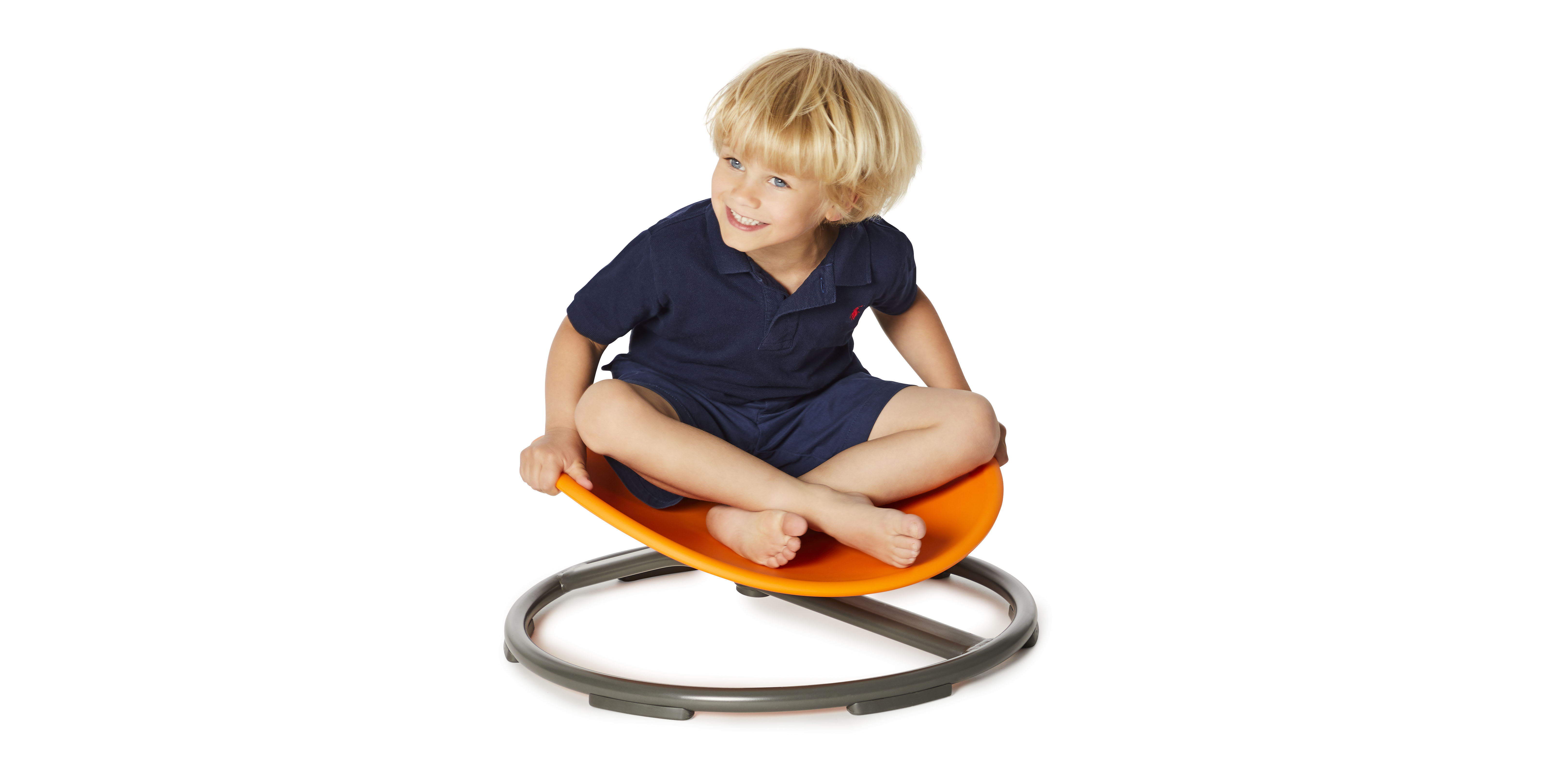 Karussell, Gonge, mit Sitzscheibe, orange, 3-10 Jahre