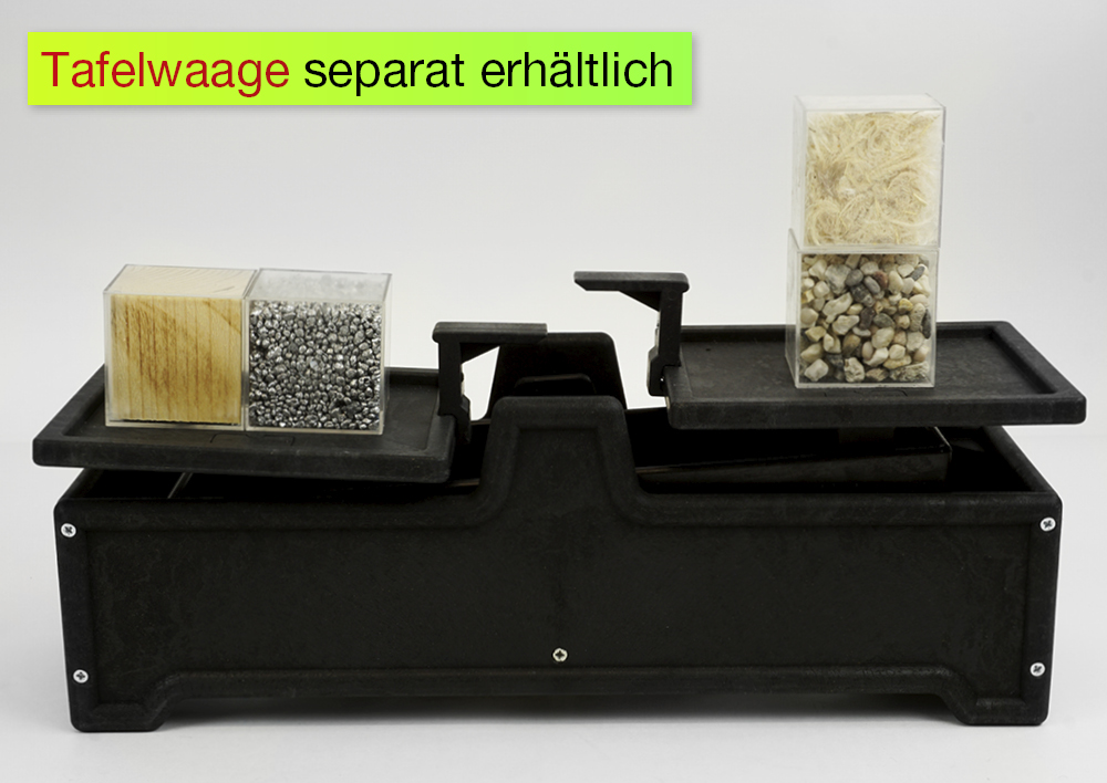 Gewichts-Vergleichssatz, 21-tlg., in Karton-Box