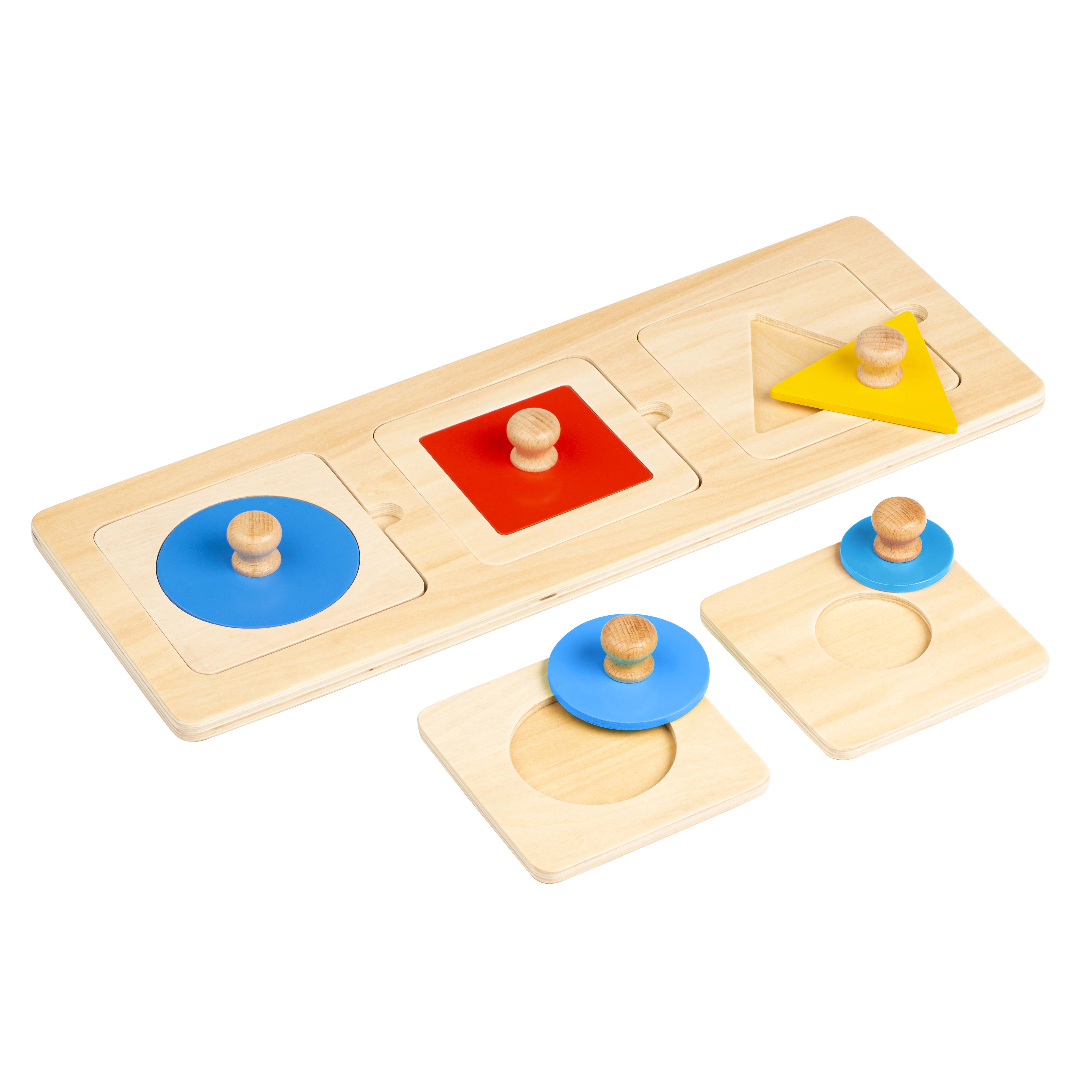 Puzzle die Form – Formenpuzzle aus Holz für Kleinkinder