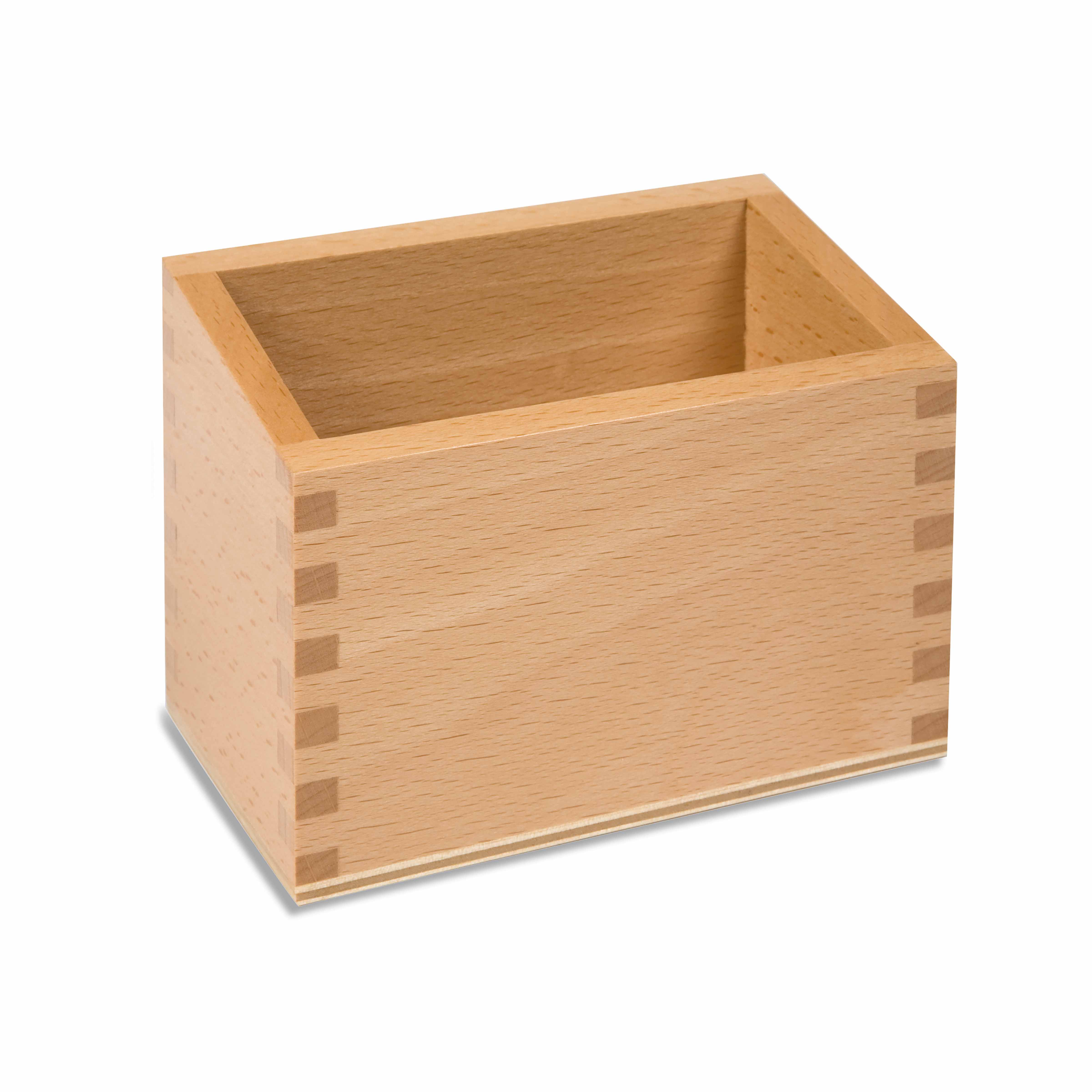 Kasten für die Sandpapierziffern - Montessori Mathematik