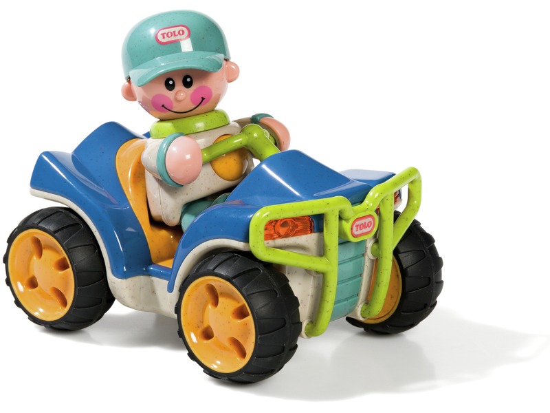 Spielfahrzeug Quad mit Figur und Rückziehmotor, ab 1 Jahr