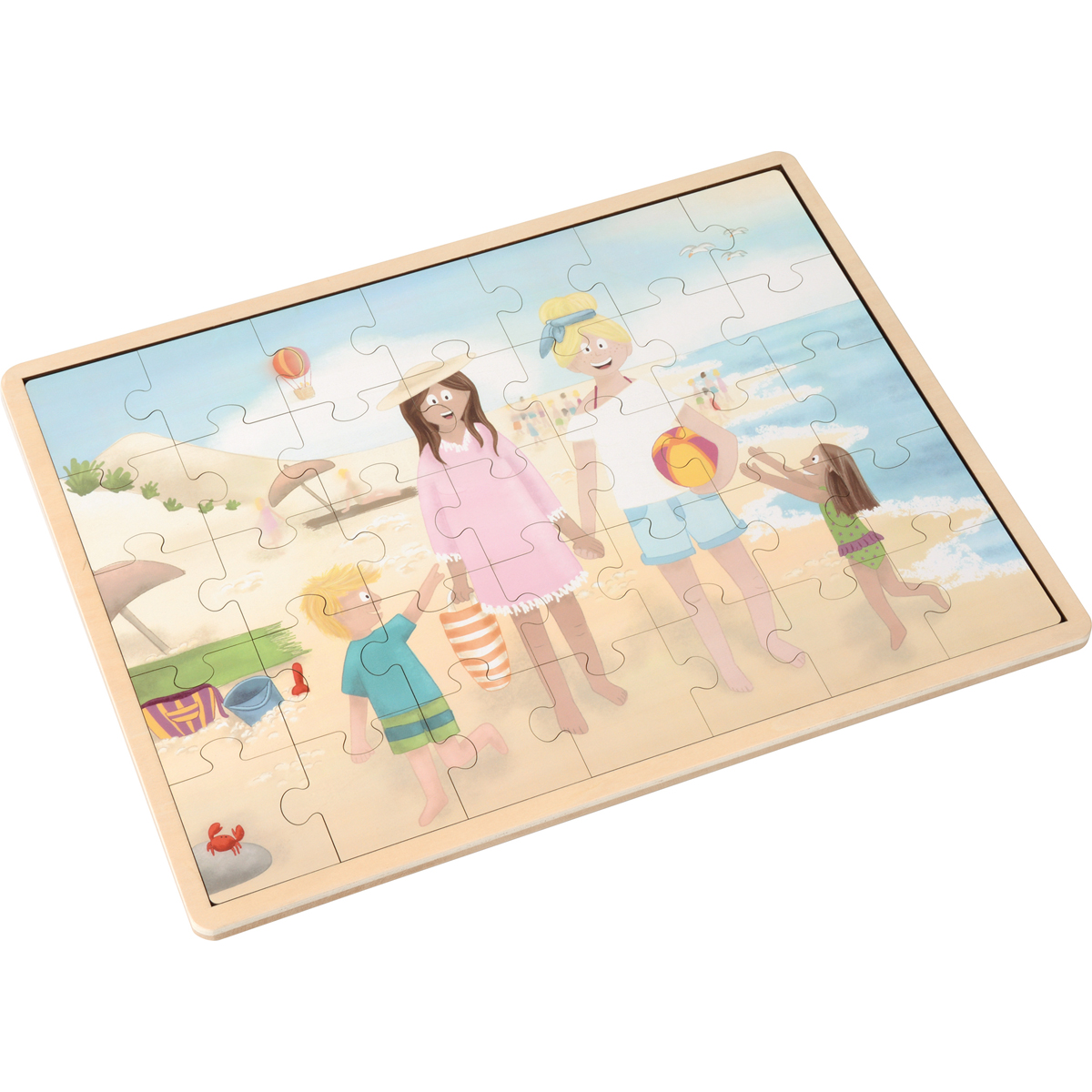 Puzzles Bunte Welt 6er Set, 35 Teile je Puzzle, 42 x 32 cm