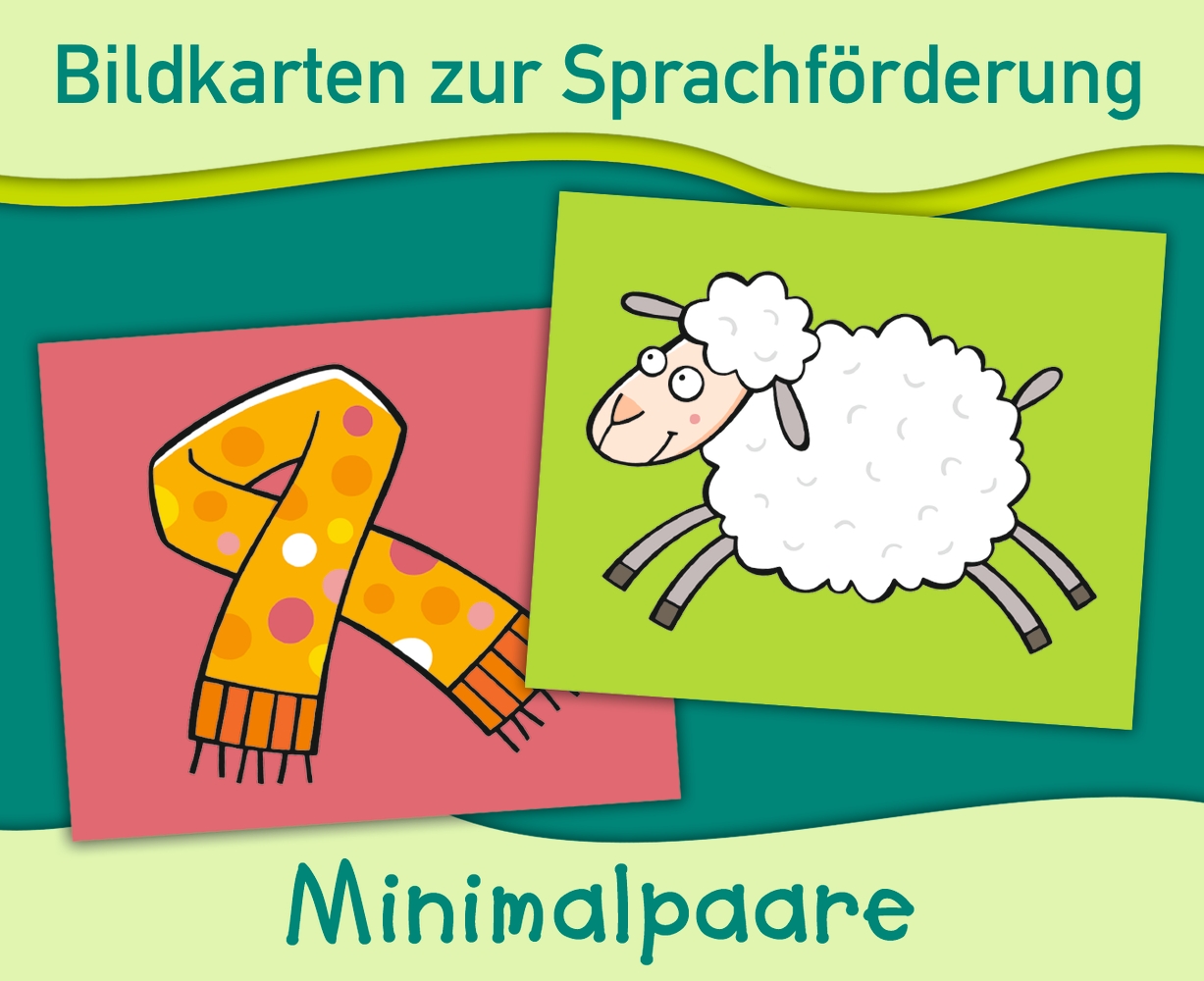 Minimalpaare, Bildkarten zur Sprachförderung, 3-8 Jahre
