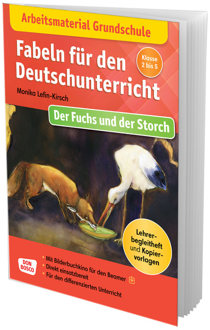 Arbeitsmaterial Der Fuchs und der Storch, 5-11 Jahre