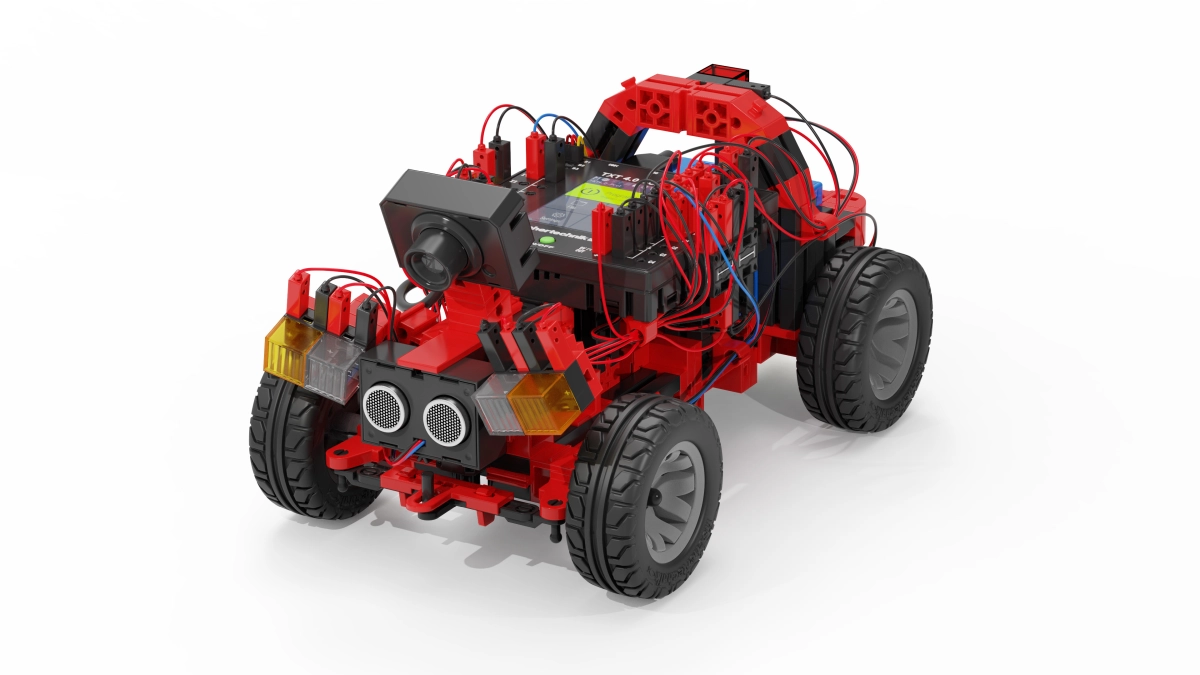 fischertechnik SC Ultimate AI Add On: Mobility, Erweiterungsset Autonomes Fahren für STEM Coding Ultimate AI