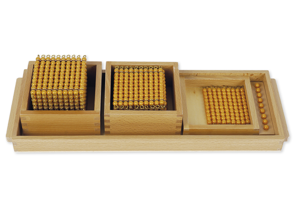 Montessori Einführung in das Dezimalsystem (Neunerspiel)