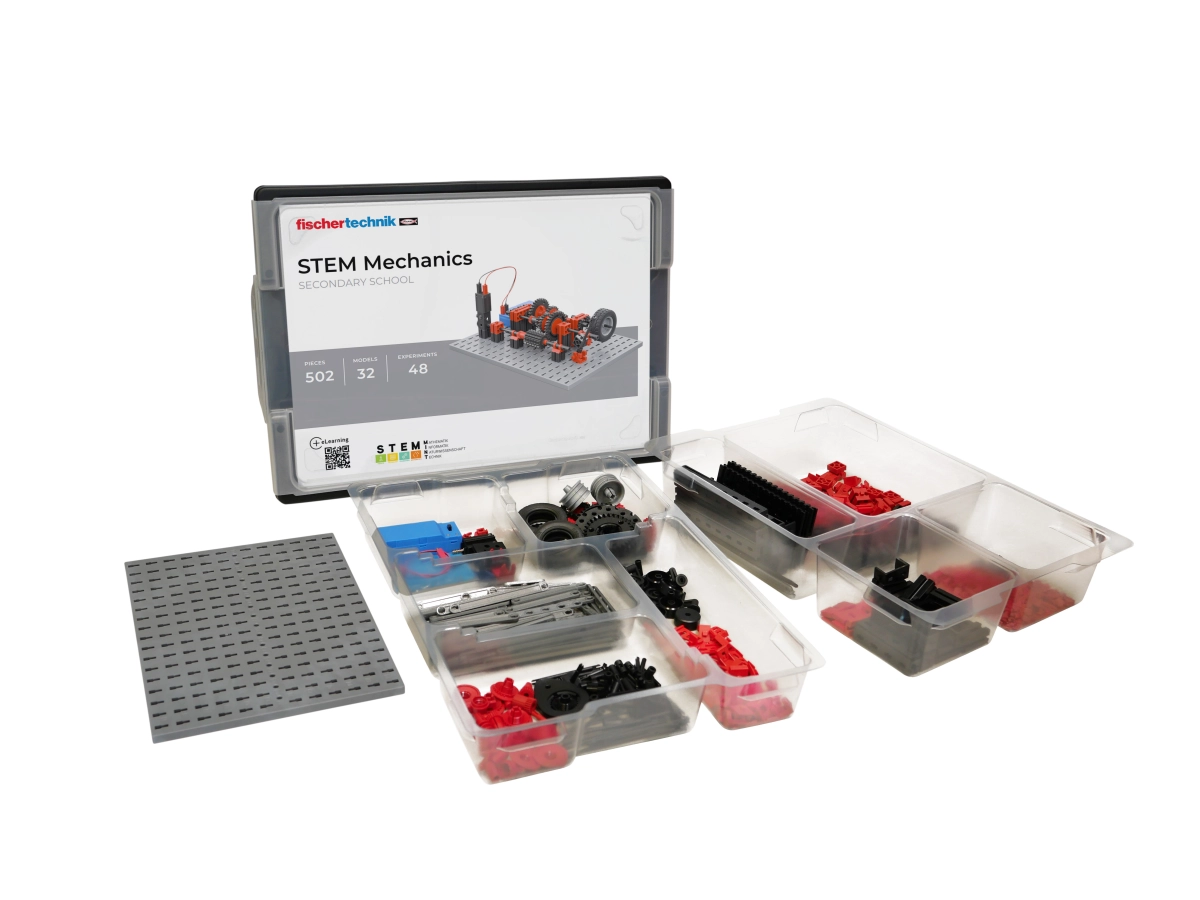 fischertechnik STEM Mechanics, Mechanik-Baukasten für die Sekundarstufe