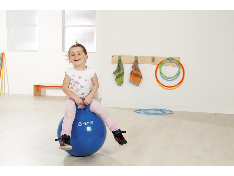 Hüpfball für Kinder, Ø 50 cm, ab 4 Jahren, blau