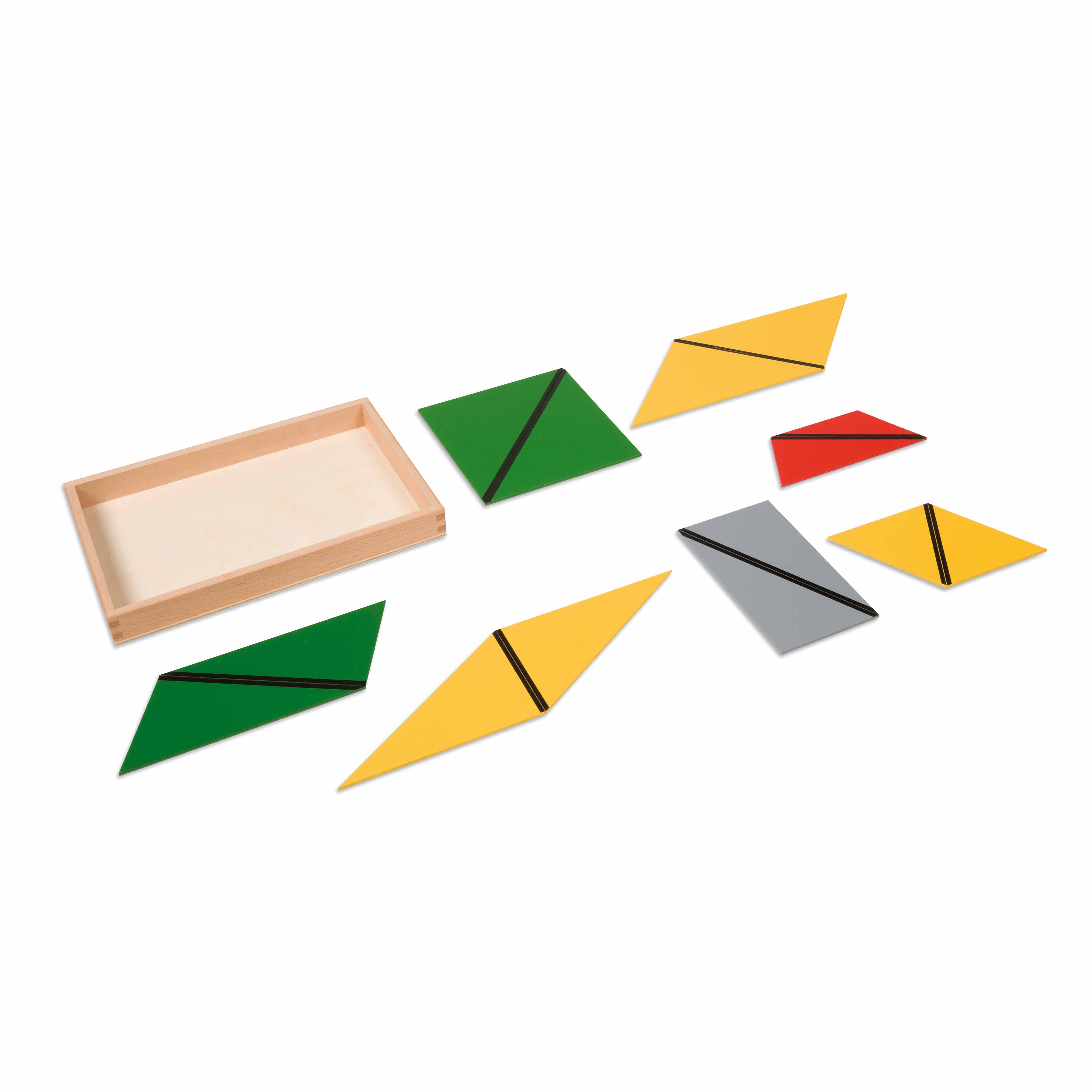 Konstruktive Dreiecke - Montessori Sinnesmaterial