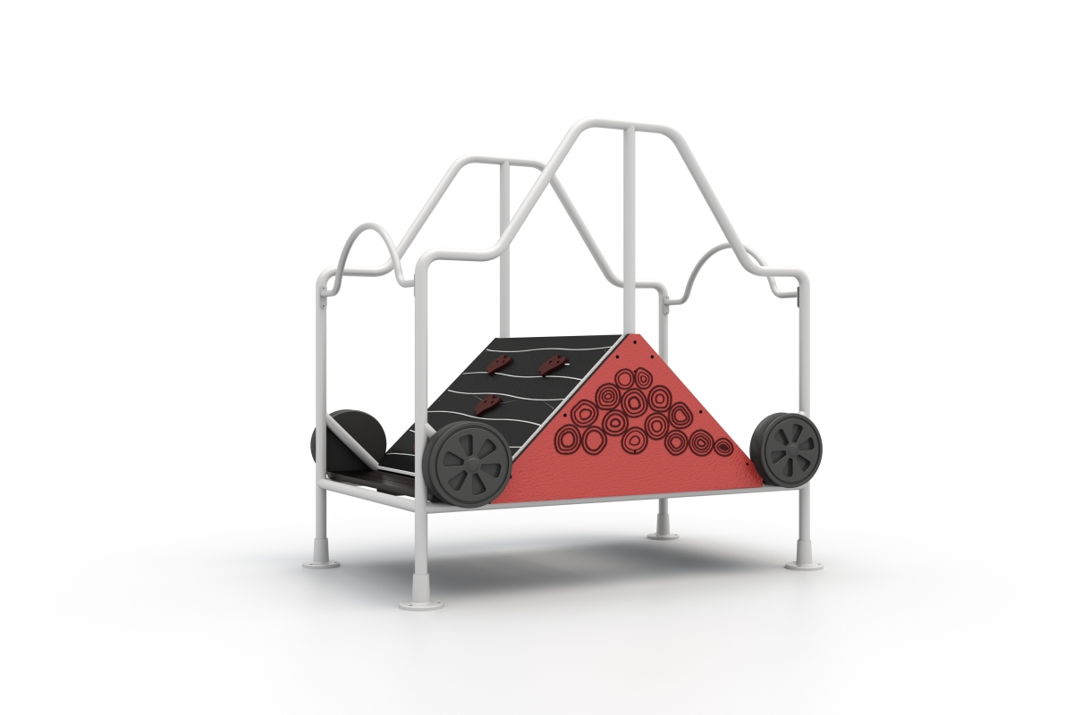 Kletterwagen  für Spielgerät Rote Eisenbahn, einzeln, Outdoor