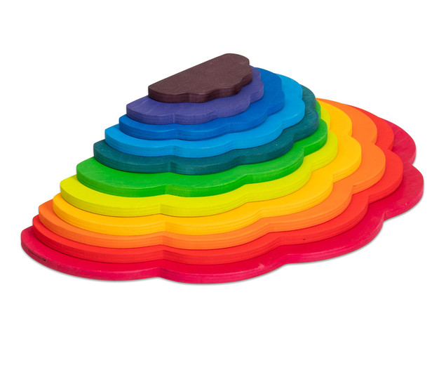 Regenbogen Wolken, 11- teilig, 1-6 Jahre