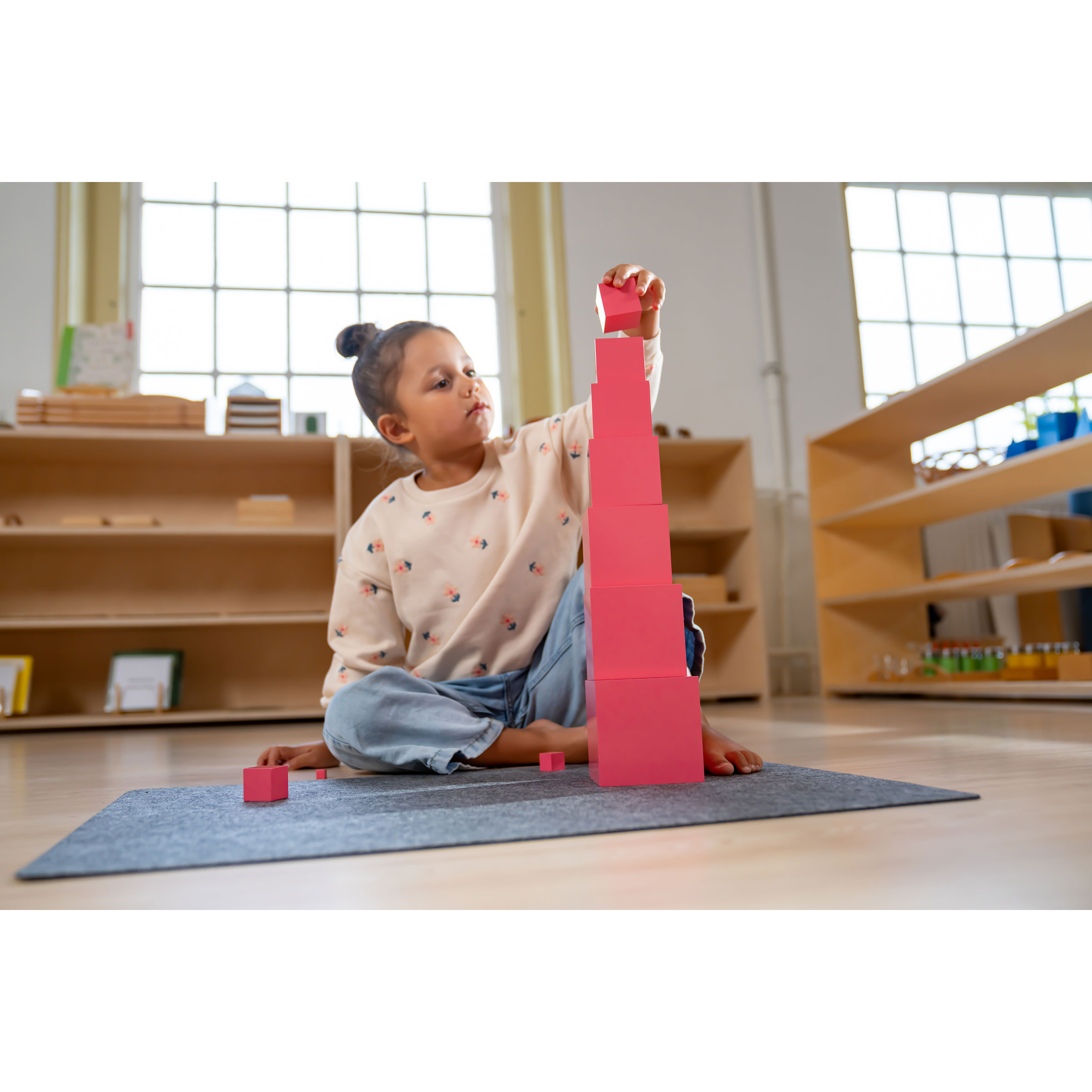 Rosa Turm - Montessori Sinnesmaterial