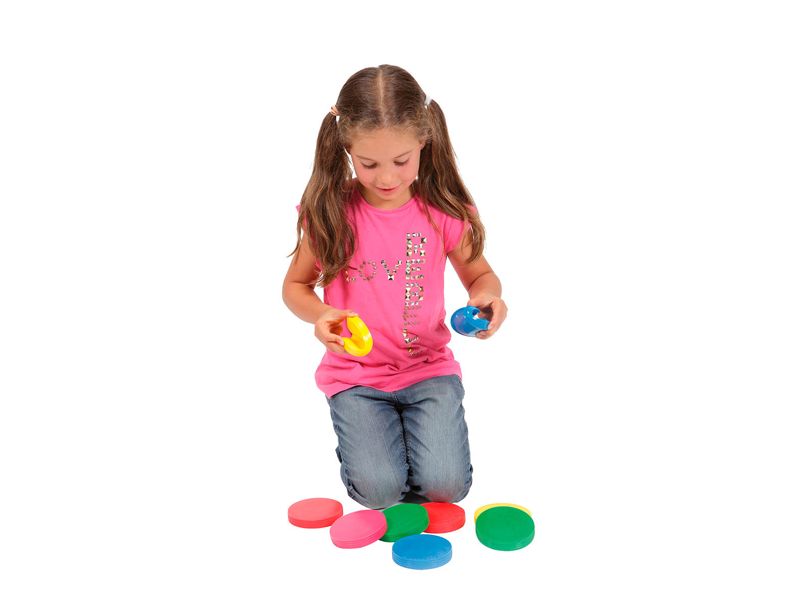 Spielscheiben Gymnic Disc'o'Bocce, Ø 95 mm, 9er-Set, farblich sortiert