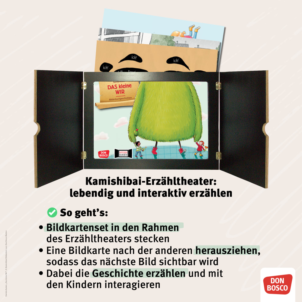 Kamishibai Bildkartenset - Emma - Ohne dich wär' die Welt nur halb so schön!, 3-8 Jahre