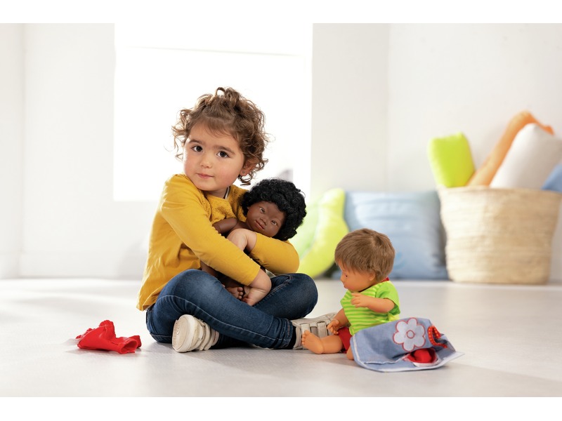 Puppe Chloé mit Downsyndrom, 38 cm, Inklusion und Vielfalt, ab 10 Monaten