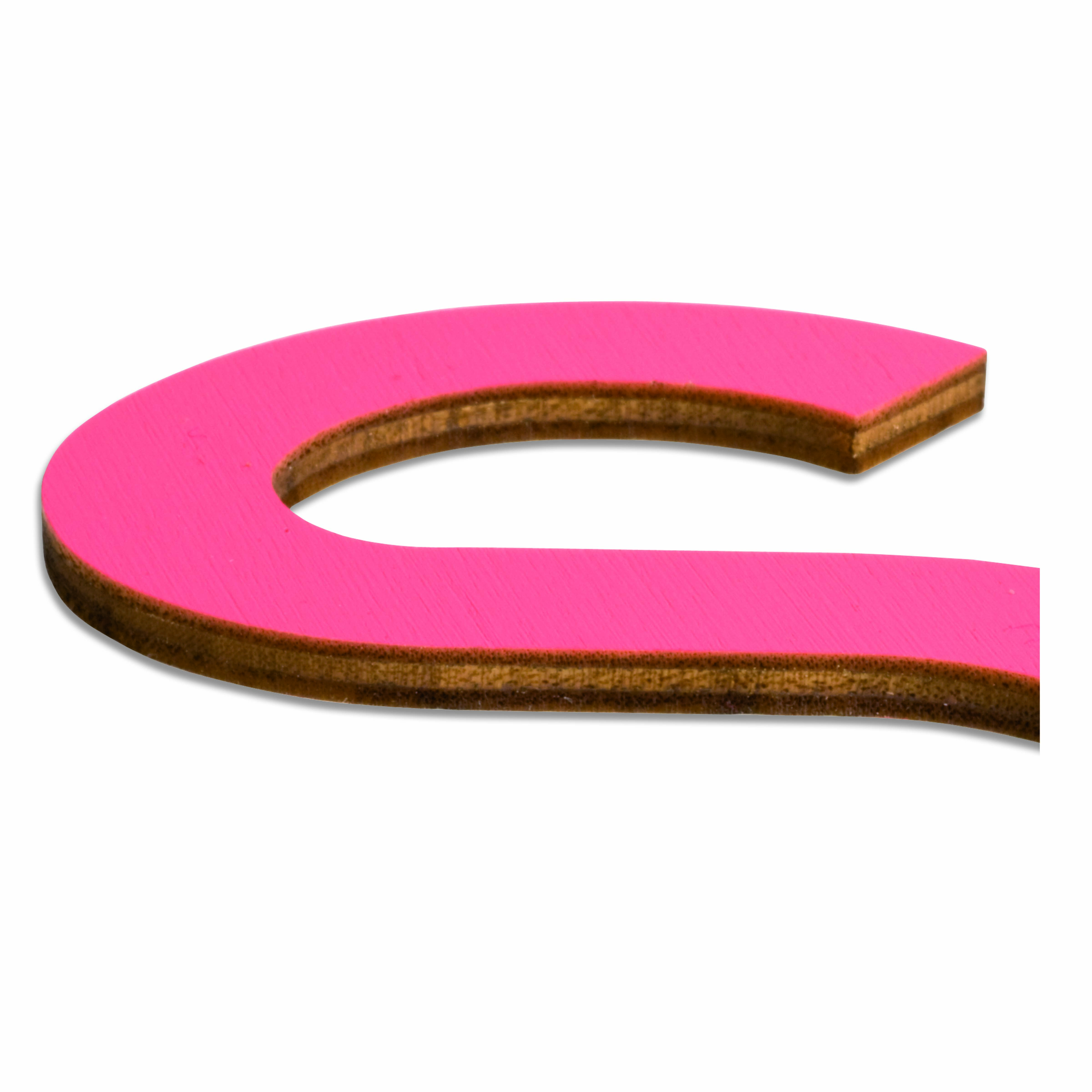 Bewegliches Alphabet aus Holz, groß: Druckschrift (englisch) - Montessori Sprache