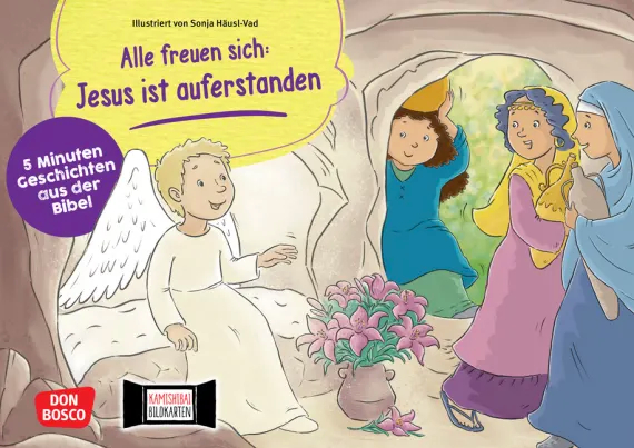 Kamishibai Bildkartenset - Alle freuen sich: Jesus ist auferstanden, 2-8 Jahre